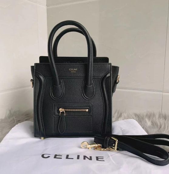 CELINE セリーヌ ラゲージ ナノ ショッパー 2wayハンドバッグ - メルカリ