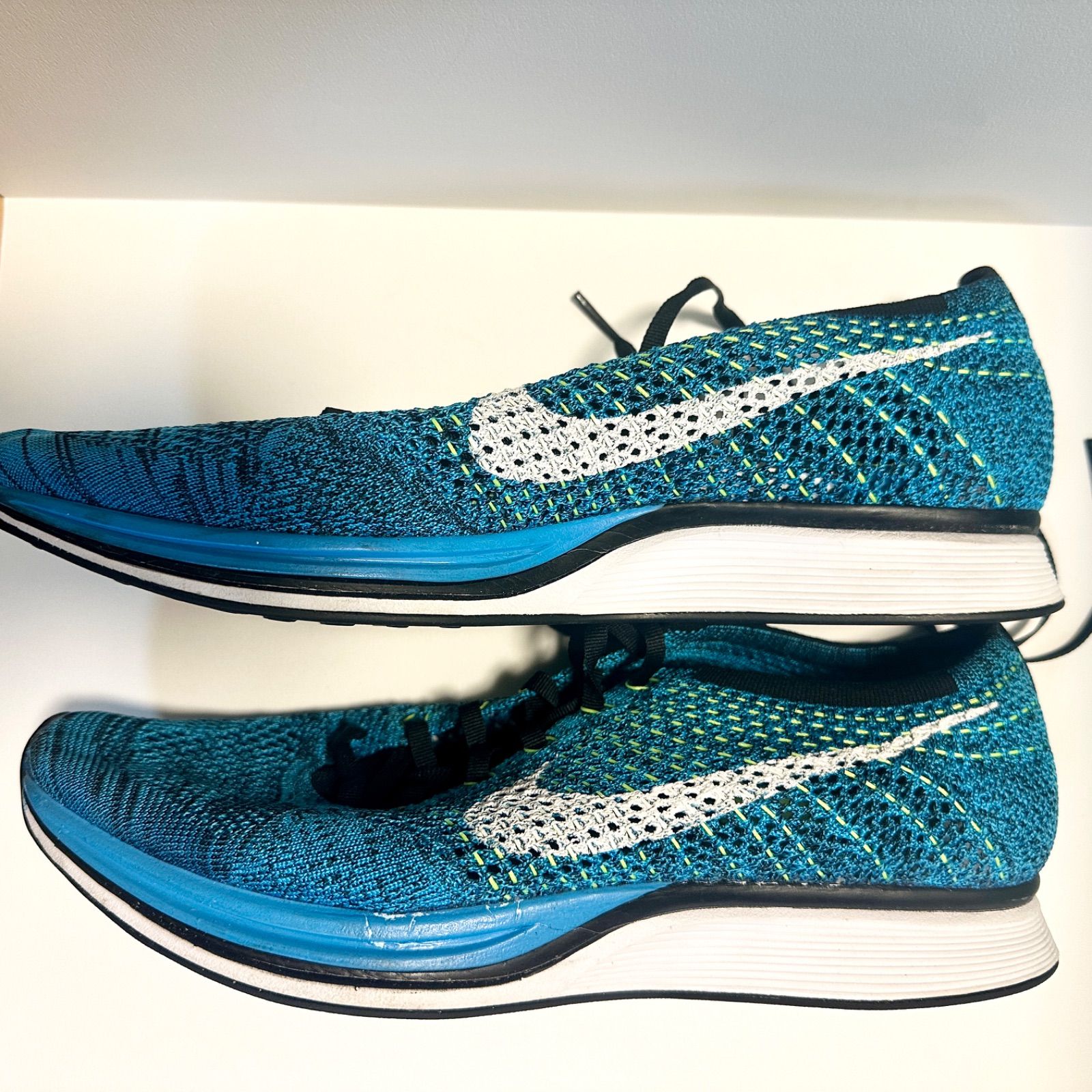 Nike flyknit racer hot sale blue cactus