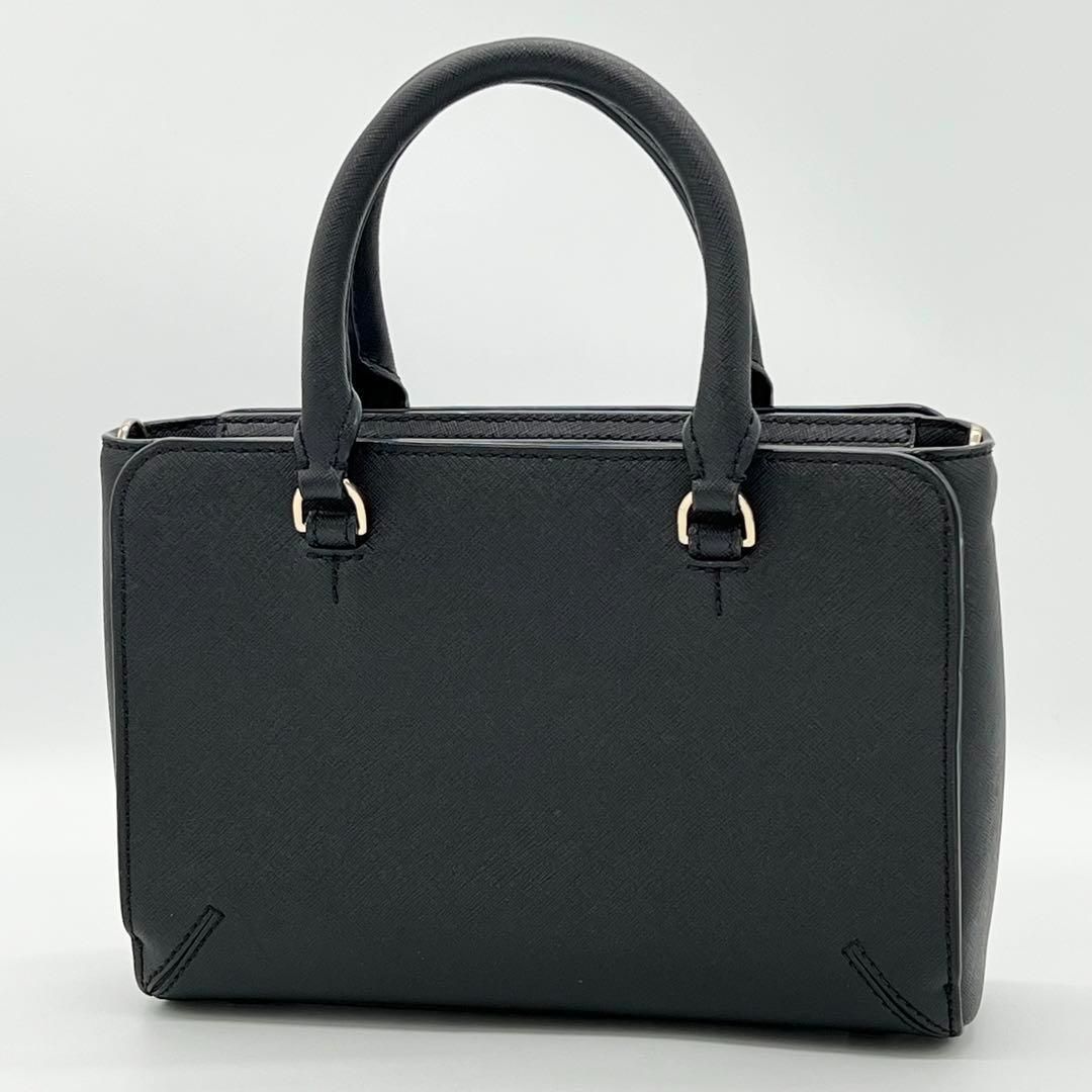 良品】ToryBurch ROBINSON ハンドバッグ レザー ブラック - メルカリ