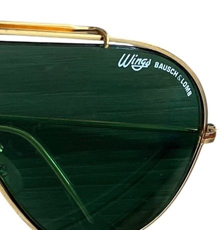 【超希少 激レア‼️】70年代ビンテージレイバン金縁RaybanWings 2025年最新レイバン サングラス ヴィンテージ ゴールドフレームの