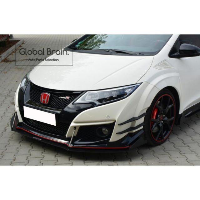 カナード シビック EVS Tuning カーボンフロントカナード - ホンダ FL5