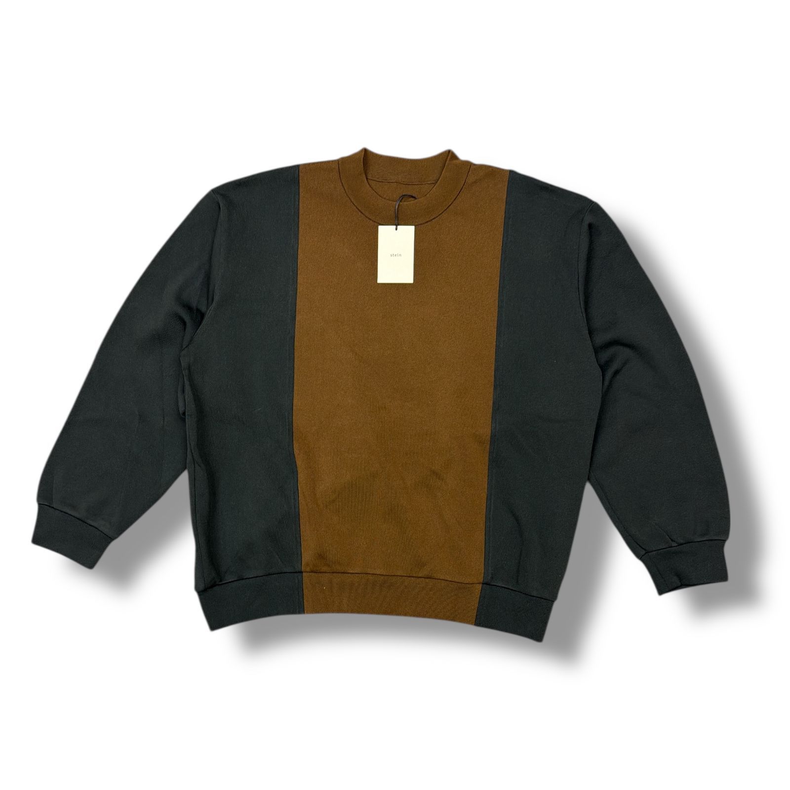 stein CUPRO BI COLOR CREW NECK LS ブラック stein(シュタイン)CUPRO 