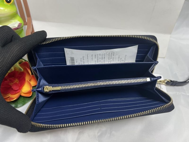 COACH コーチ 財布 長財布 アコーディオン ジップ ウォレット