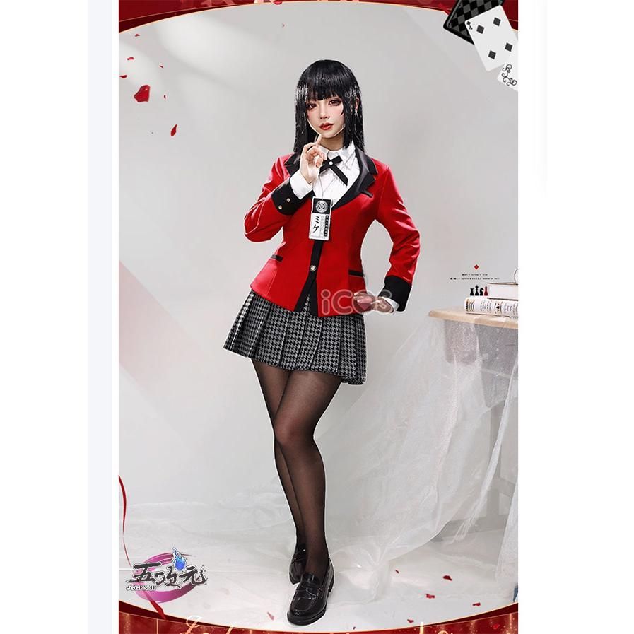 新発売 ICOS 賭ケグルイ 蛇喰夢子 私立百花王学園 女子制服 コスプレ衣装 CS09019BJ ハロウィン