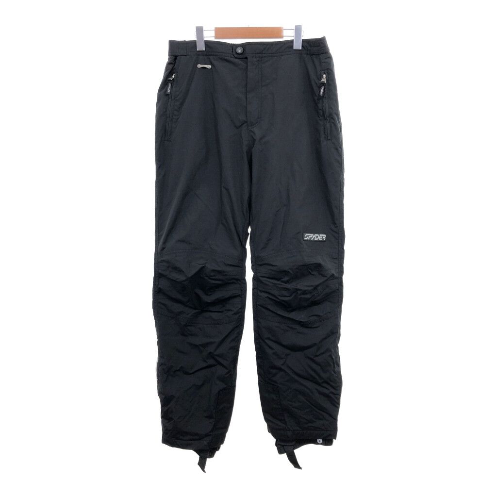 SPYDER スパイダー XT 5000mm スキーパンツ Thinsulate シンサレート スノースポーツ 防水 ブラック (メンズ XL) 中古 古着 P8754