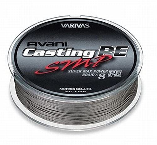 8号 MAX 120lb _200m VARIVAS バリバス PEライン アバニ キャスティングPE スーパーマックスパワー 200m 8号 MAX120lb 8本 ステルスグレー