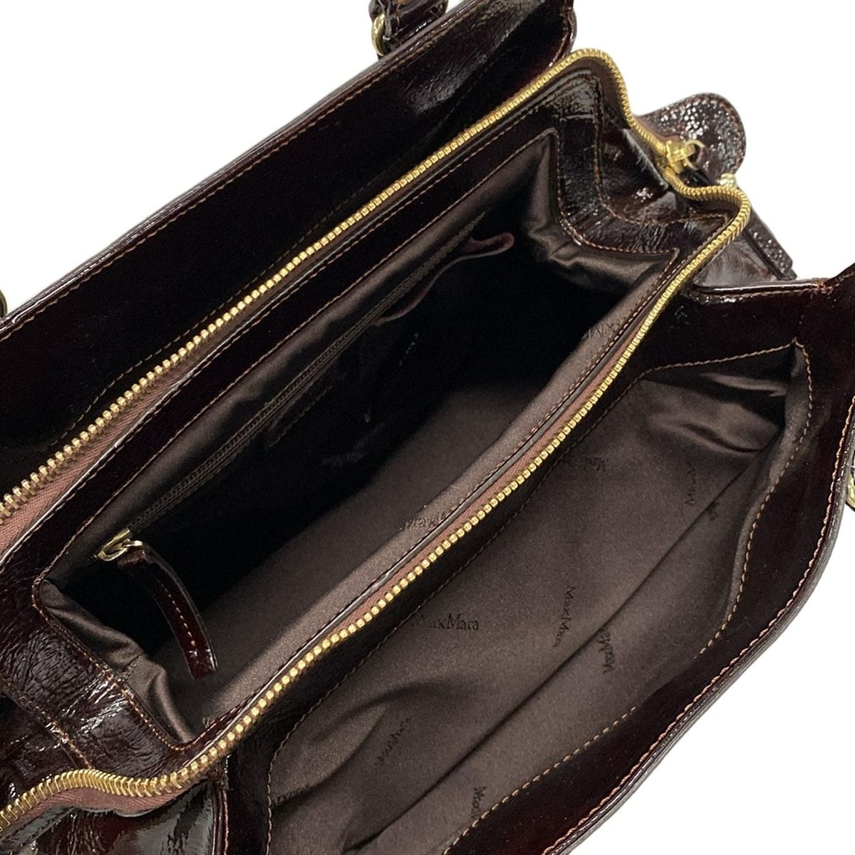 Max Mara(マックスマーラ) ショルダーバッグ - ボルドー レザー