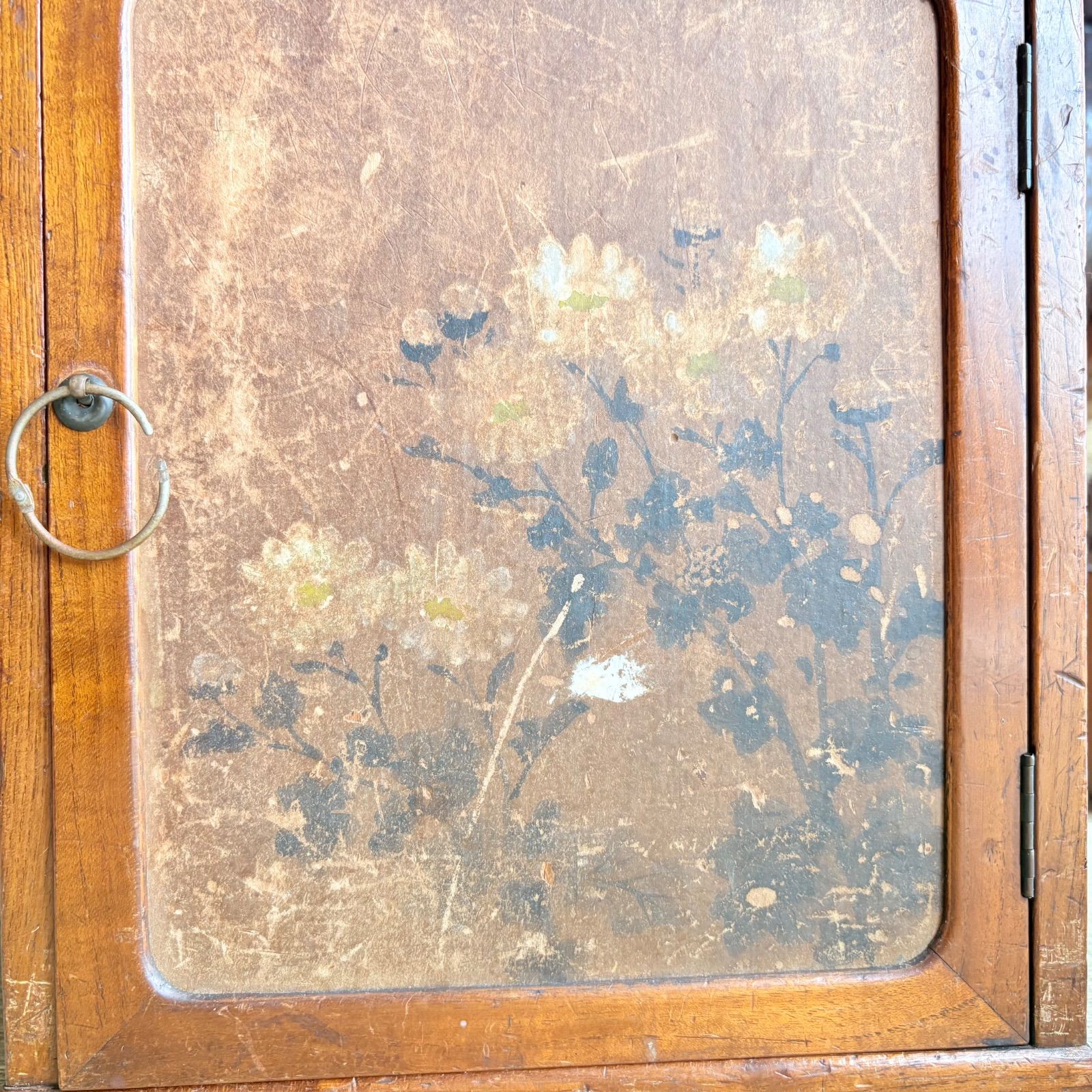 大正時代（1912-1926）の木製和室机 和家具 レトロ 机 テーブル 時代物