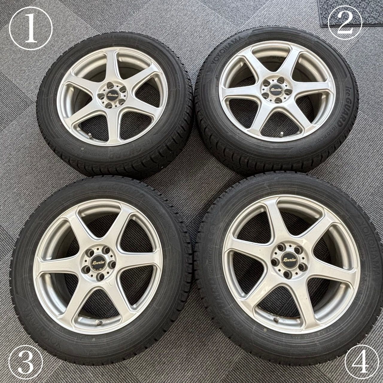 送料込み！215/60R17ヨコハマタイヤiG60中古スタッドレスタイヤ4本 送料無料!!ブラックフライデー!!】 215/60R17 ヨコハマ アイスガード