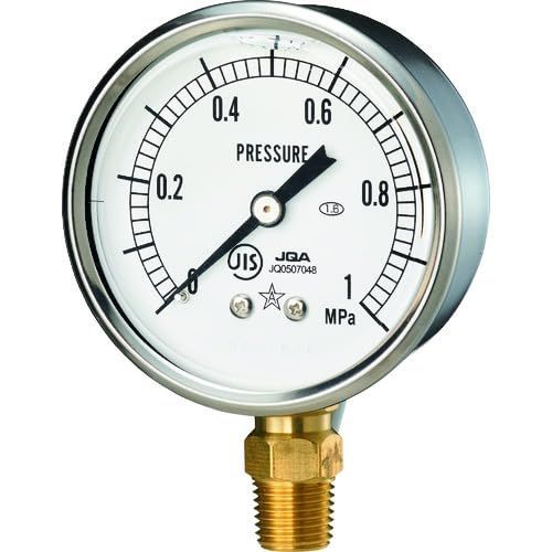 2営業日で発送 右下 グリセリン入圧力計 圧力レンジ0～16MPa 接続部サイズR1 4 GLT21716MPA 7129