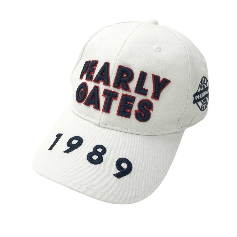 PEARLY GATES パーリーゲイツ 053-1287014 キャップ  ホワイト系 FR [240101364810] ゴルフウェア ストスト