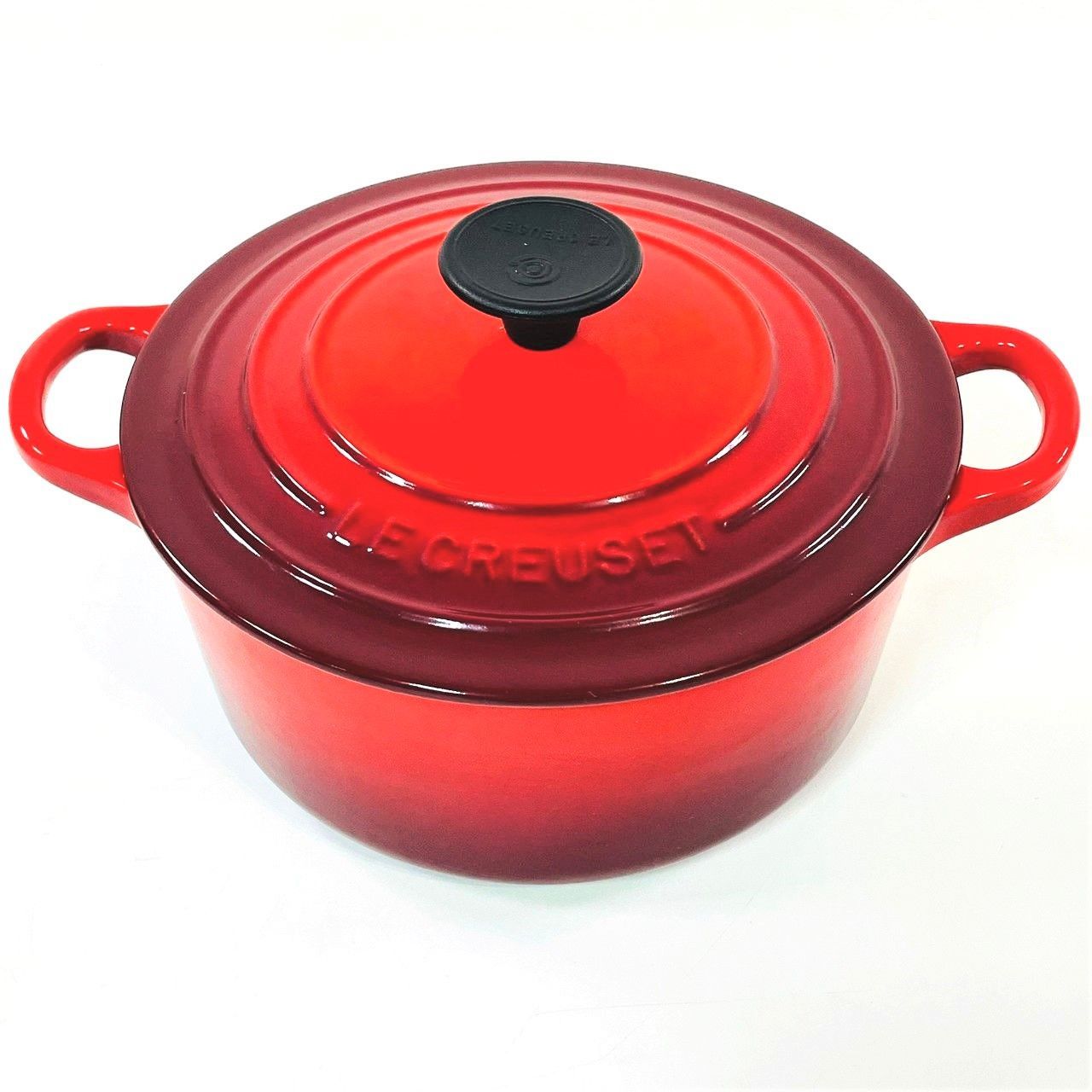 ☆美品☆ ル・クルーゼ Le Creuset 鋳物 ホーロー 鍋 シグニチャー