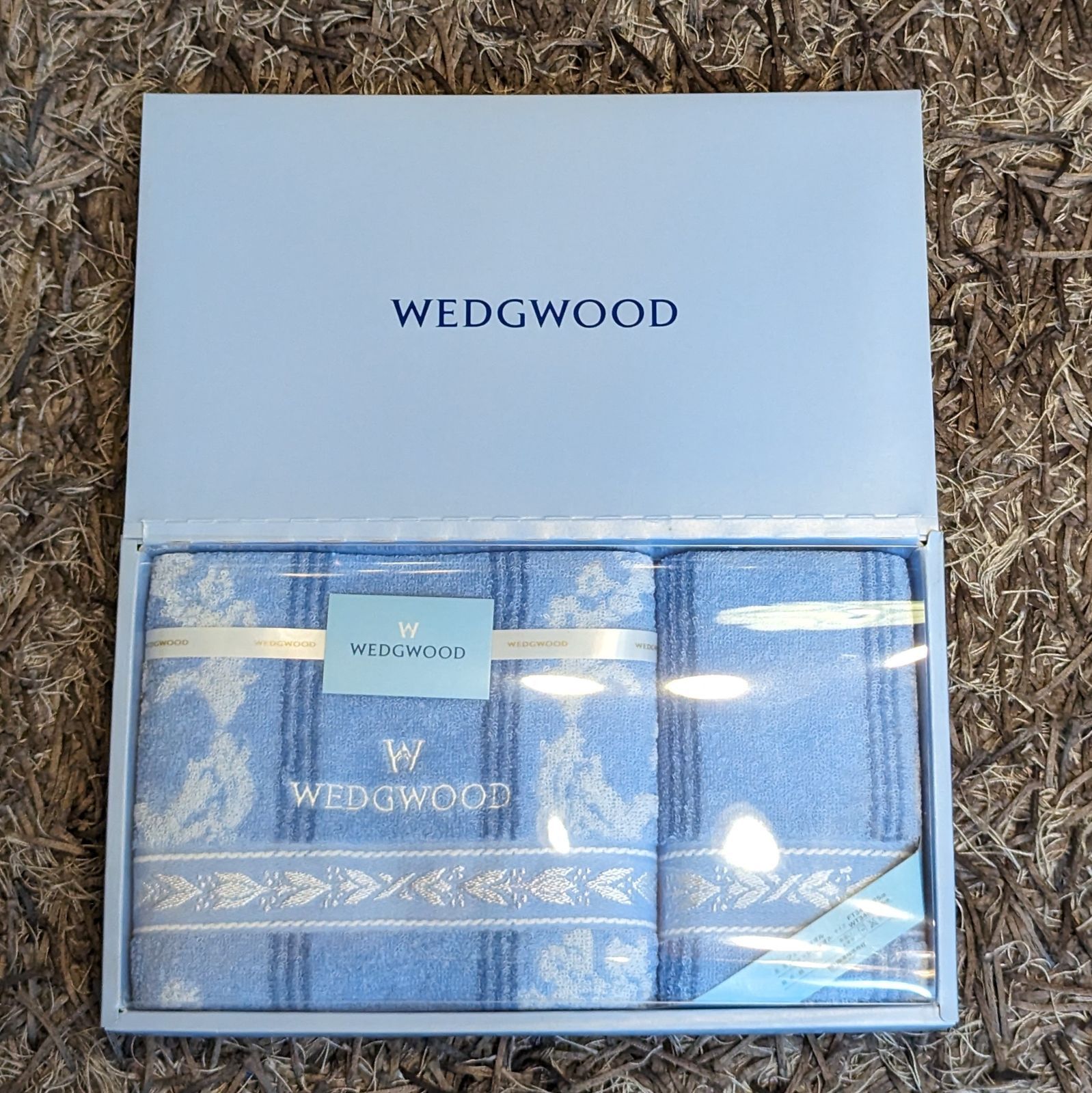 【新品・未使用】WEDGWOOD ウェッジウッド タオルセット ギフト フェイスタオル ウォッシュタオル ティーマット 5枚セット