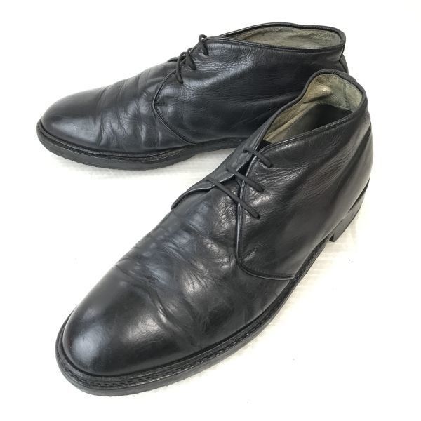 リーガル/REGAL Imperial  Grade★高級モデル/本革/グッドイヤー製法/チャッカブーツ【26.5E/細め/黒/BLACK】Shoes◆pE-188 #BUZZBERG