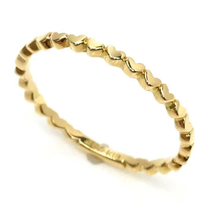 AHKAH アーカー ドゥーズブリエ リング エタニティ K18YG 7号 AHKAH アーカー ドゥーズブリエ リング エタニティ K18YG 7号