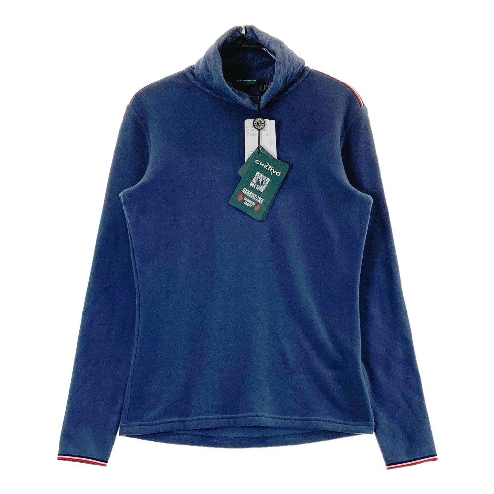 サイズ：42 CHERVO シェルボ  タートルネック長袖Tシャツ 起毛  ネイビー系 [240101426150] ゴルフウェア レディース ストスト