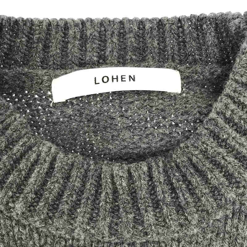 LOHEN / ローヘン | 2022AW | ウールカシミヤクルーネッククロップド