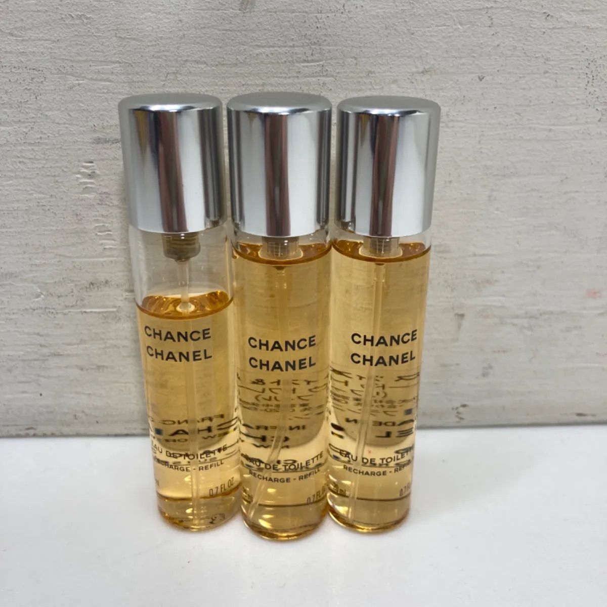 CHANEL CHANCE シャネル　チャンス　オーデトワレ　リフィル　20ml×3本セット　0.11kg