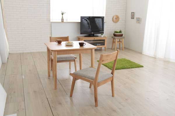 ２脚セット 天然木 アッシュ のダイニングチェア W48×D55×H70×SH36-7cm No.331 ナチュラル MARWIL-DEMENAGEMENTS_CH