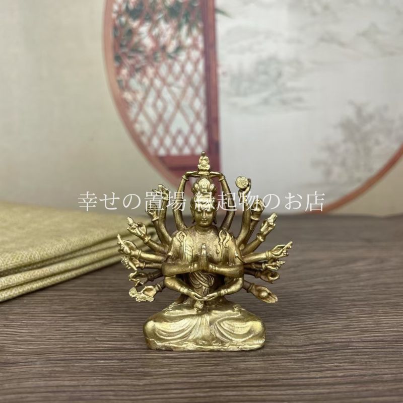 アンティーク　観音様と塔 守護仏 縁起置物 71bzxtlBBxL._UF350,350_QL80_.jpg