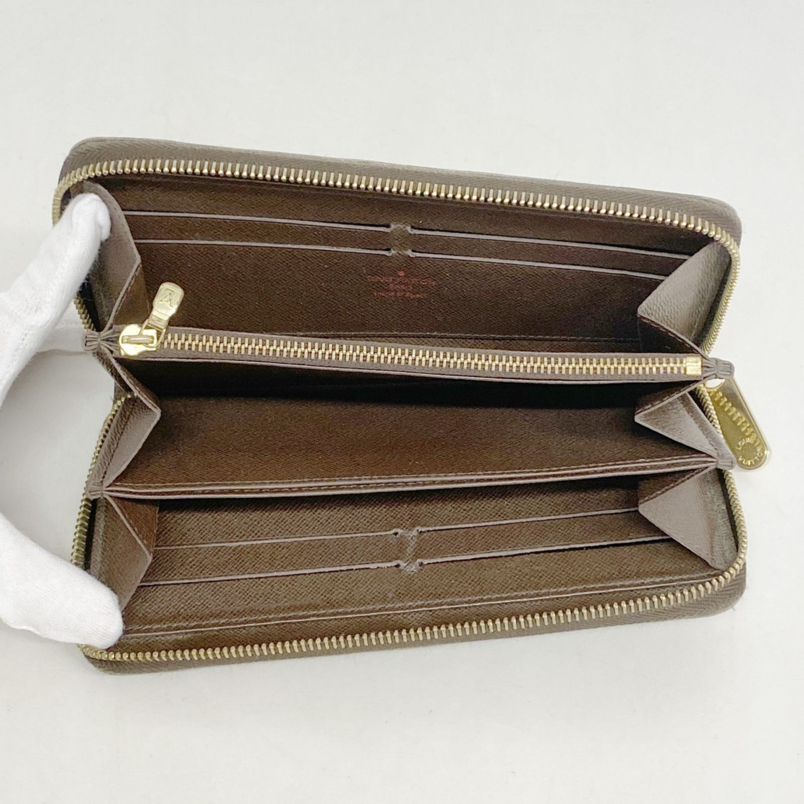 N2775 美品!! ルイヴィトン ダミエ エベヌ ジッピーウォレット 長財布 ルイ・ヴィトン(Louis Vuitton) ルイ・ヴィトン 長財布 ダミエ