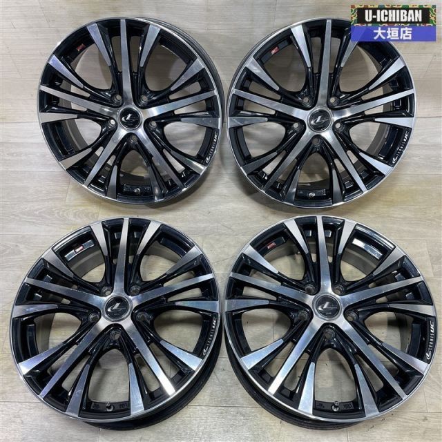 10月31日までの 価格 80系 ノア ヴォクシー エスクァイア 等 レオニスUC 6.5-17 53 5H114.3 17インチ ホイール 4本セット ◎ 002R
