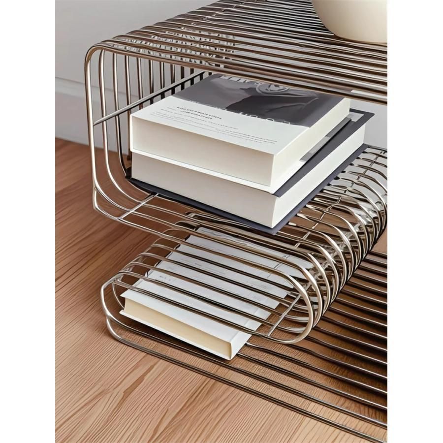 マガジンラック シルバー