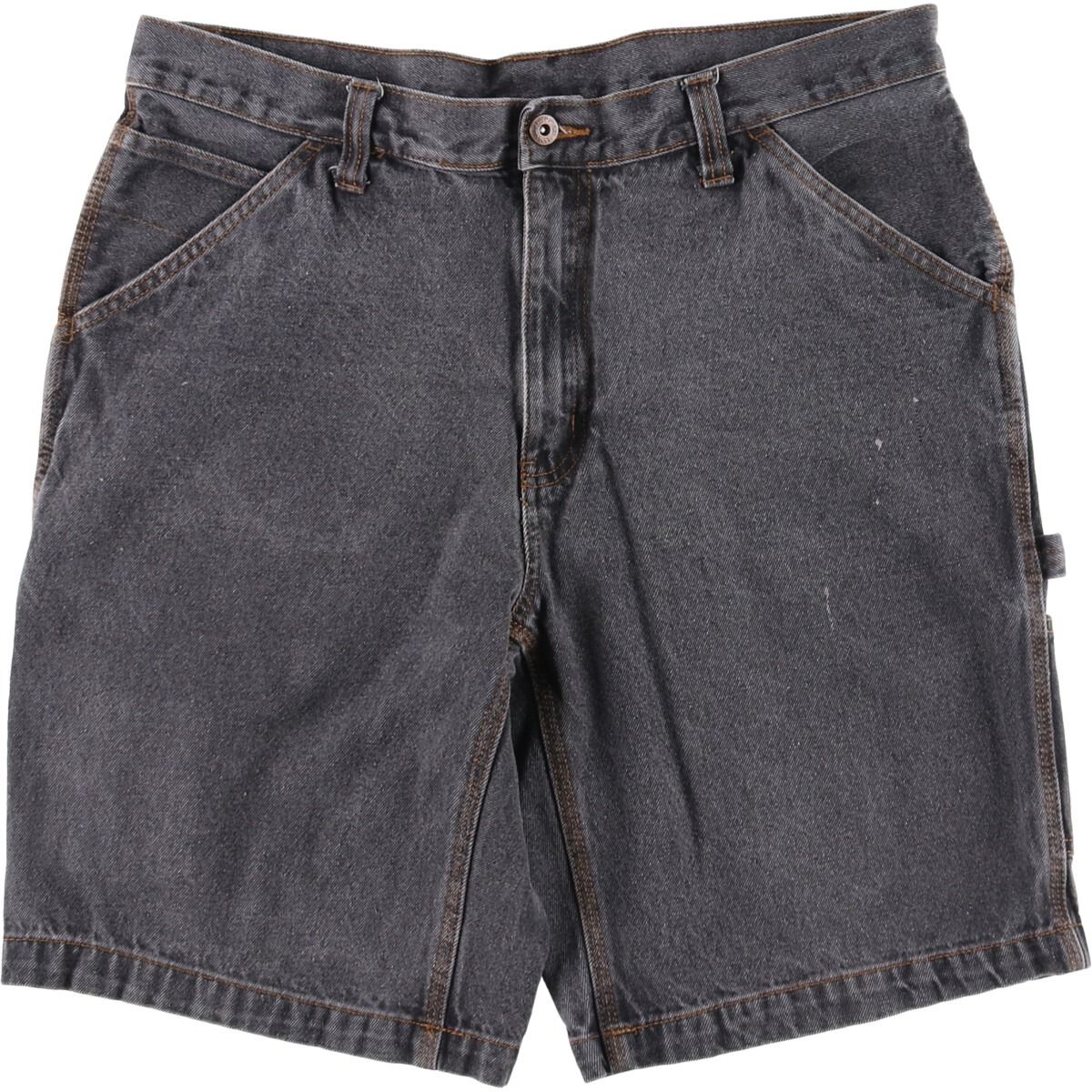 古着 フェイデッドグローリー Faded Glory ブラックデニムショーツ ショートパンツ メンズw36相当|eaa549264