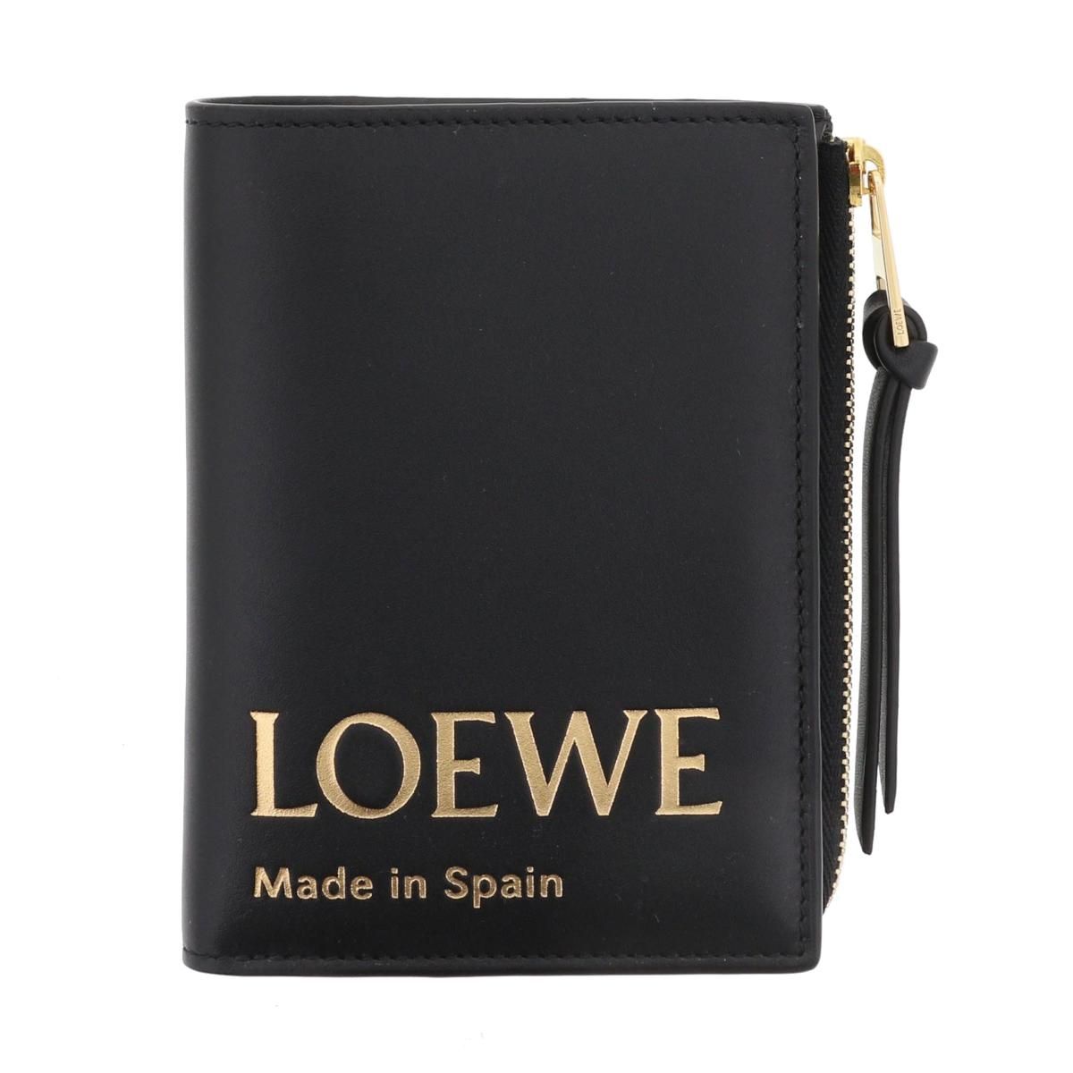 美品】LOEWE （ロエベ） 二つ折り財布 財布 二つ折り財布(小銭入無 