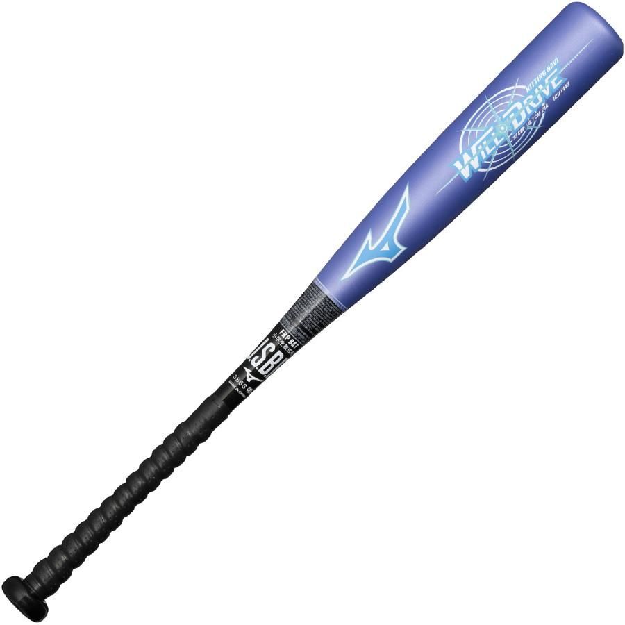 モデル ミズノ MIZUNO 少年軟式用 1CJFY143 WILLDRIVE BLUE×HITTING NAVI トップバランス ジュニア用 少年用 FRP製バット カーボン+グラス
