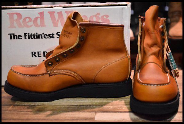 9.5D 箱付 DEAD 羽タグ 97年】レッドウィング 8124 アイリッシュセッター 茶 オロイジナル モックトゥ ブーツ redwing  HOPESMORE【DY063】 - メルカリ