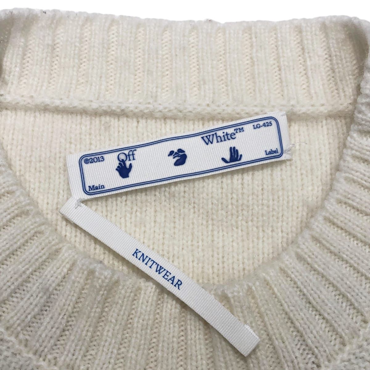 中古】 OFF-WHITE オフホワイト ニット・セーター OMHE088F21KNI001