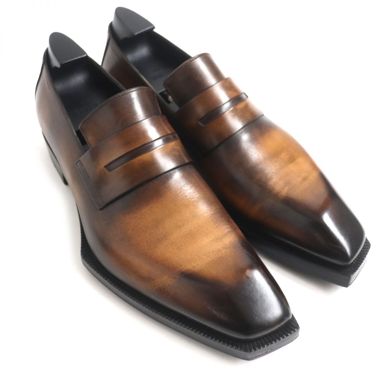 美品▽BERLUTI ベルルッティ アンディエッジ カーフレザー 美品▽BERLUTI ベルルッティ アンディエッジ カーフレザー