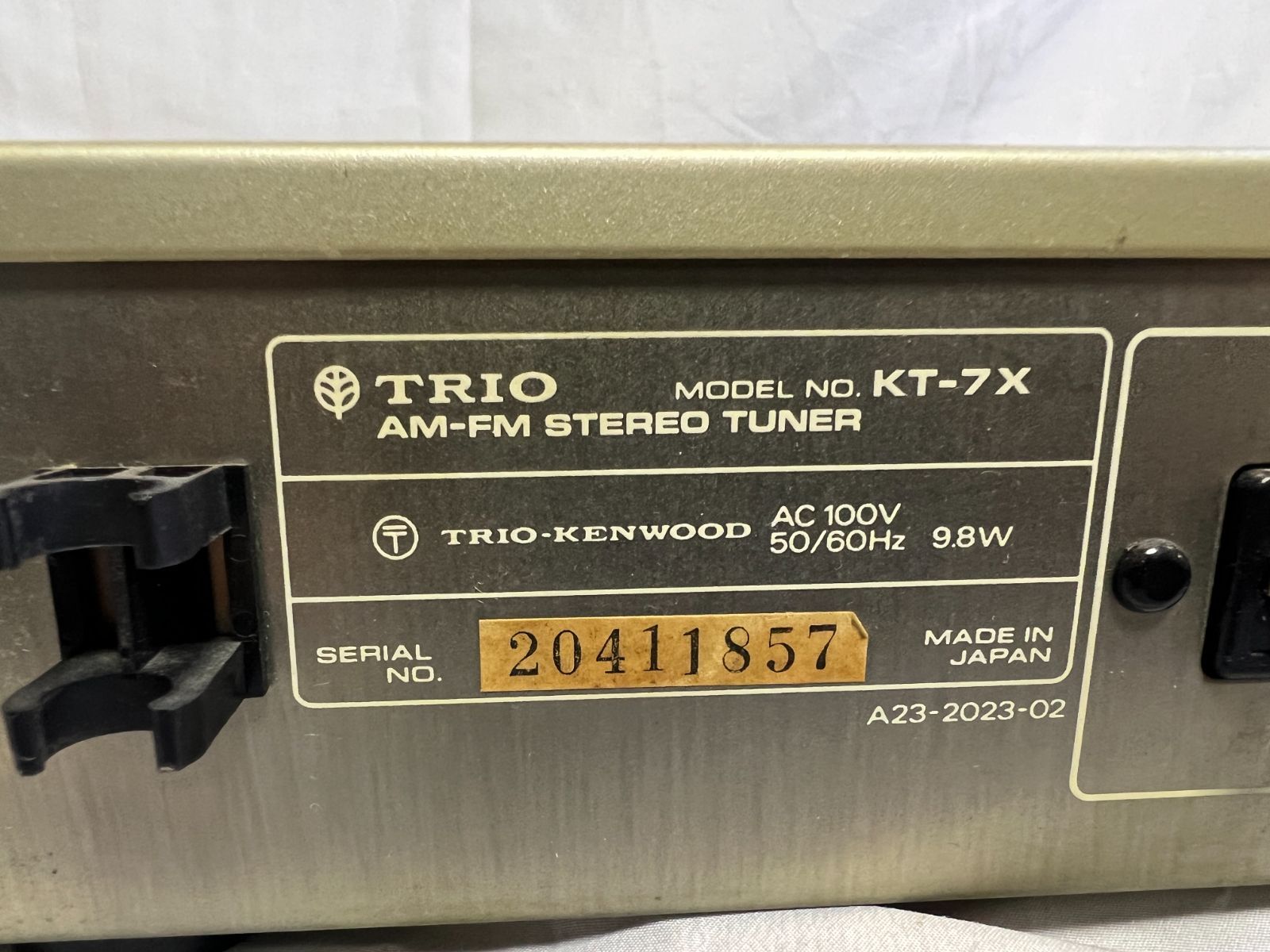 TRIO トリオ KT-7X ステレオチューナー - メルカリ