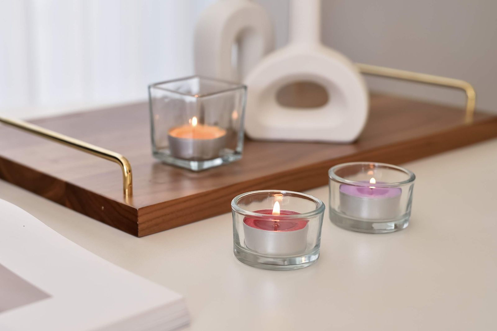 ティーライト キャンドル ココドール 入り ハニーピーチ Honey Peach 約3-5時間持続 イタリア製キャンドル - プレゼント COCODOR 女性 記念日 線香 贈り物 ギフト