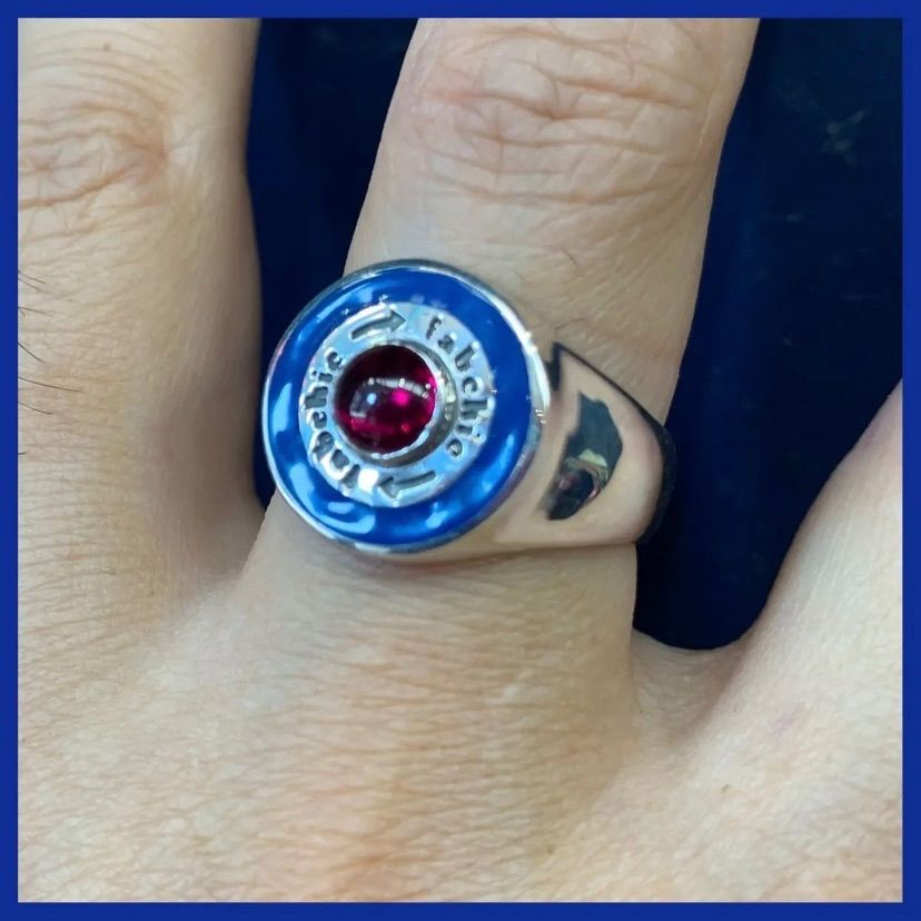 ターゲットリング モッズ MODS シルバーリング レトロ ファブシック  