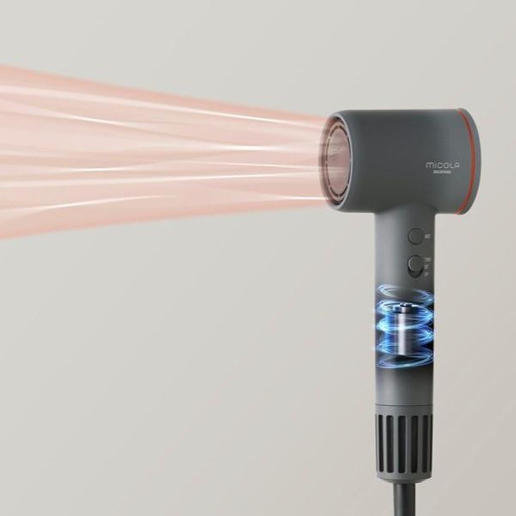 miCOLA ヘアドライヤー HDR-M301 ダークグレー アイリスオーヤマ ドライヤー 大風量 ヘアドライヤー MiCOLA