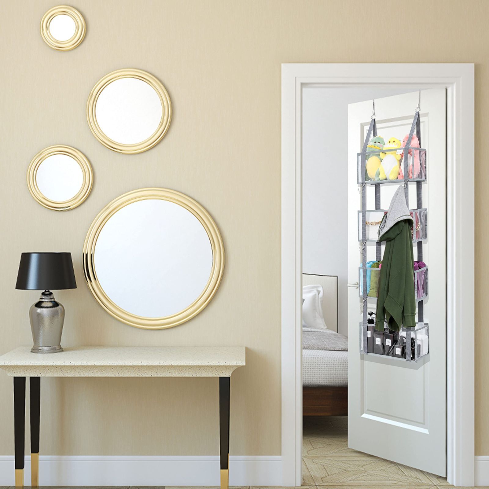 取り付け簡単 壁掛け収納ポケット