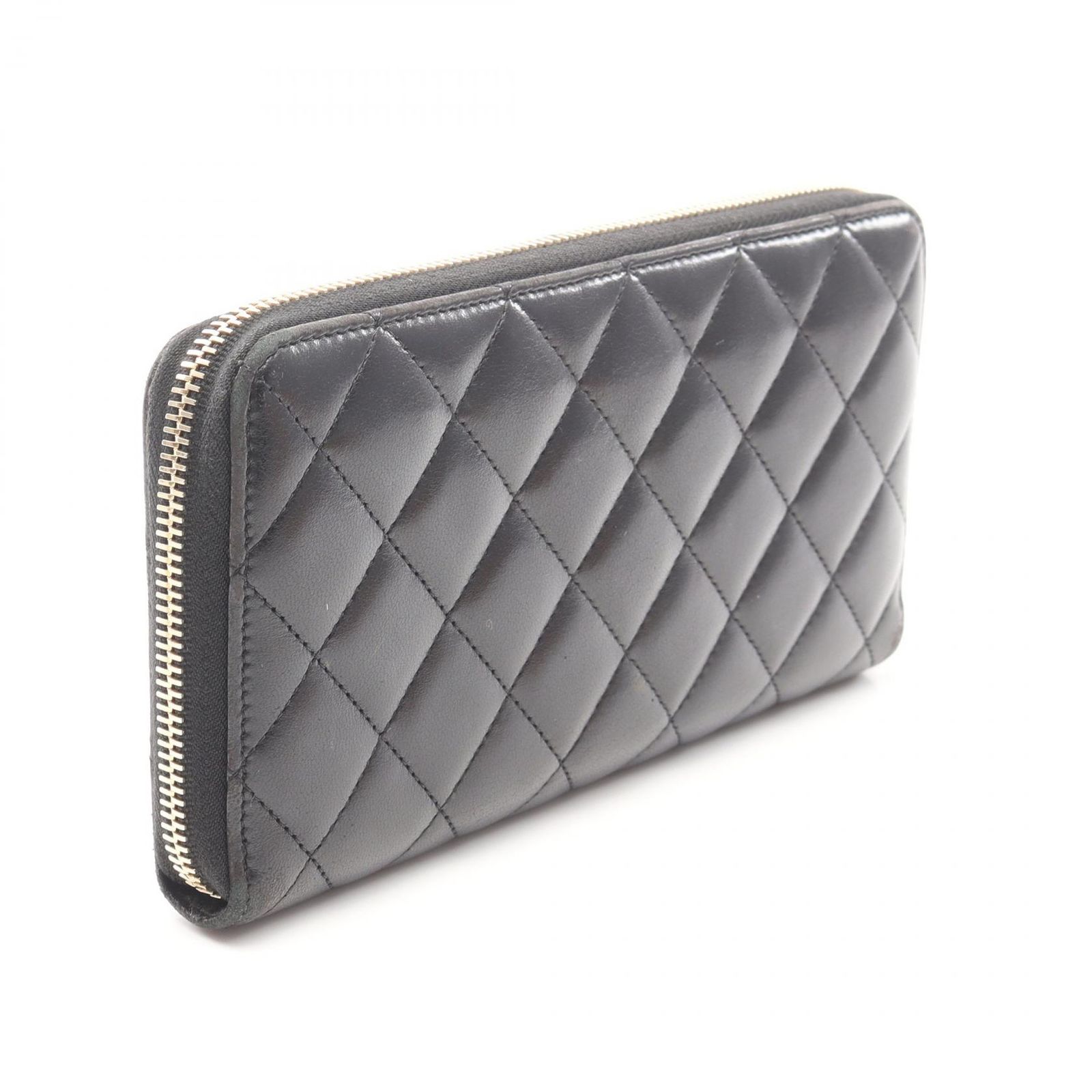 CHANEL(シャネル) マトラッセレザー長財布 - ブラック｜【公式