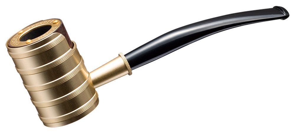 ゴールド #45318 柘製作所(tsuge) パイプ ツゲ・メタルタンカード サンダーストーム・ゴールド #45318
