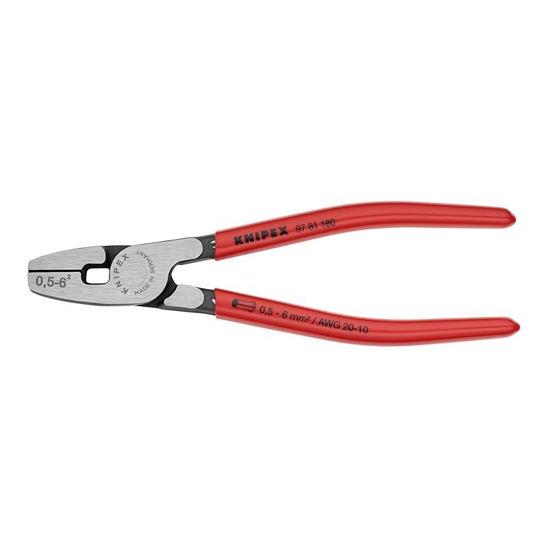 クニペックス KNIPEX 9781-180 エンドスリーブ用圧着ペンチ 0