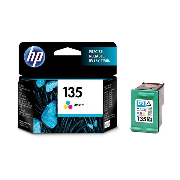 (まとめ) HP135 プリントカートリッジ カラー C8766HJ 1個  