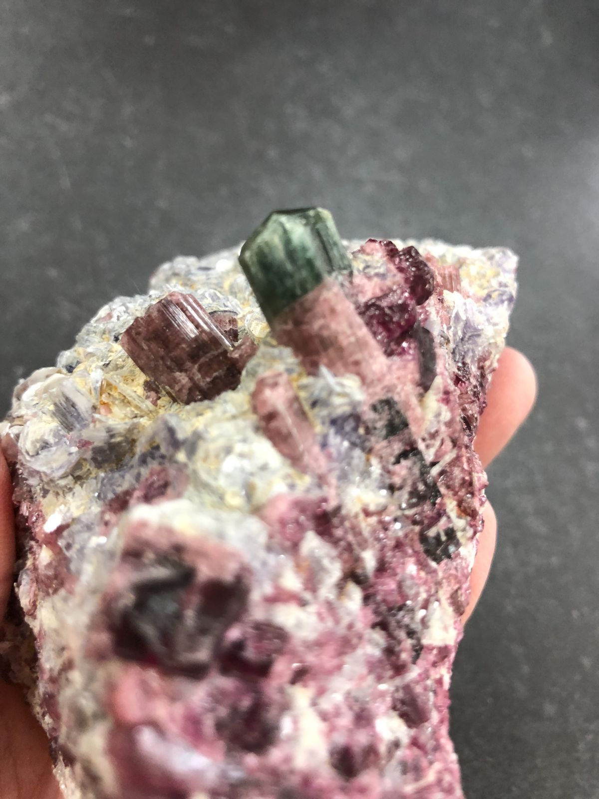 バイカラートルマリン原石 ブラジル産