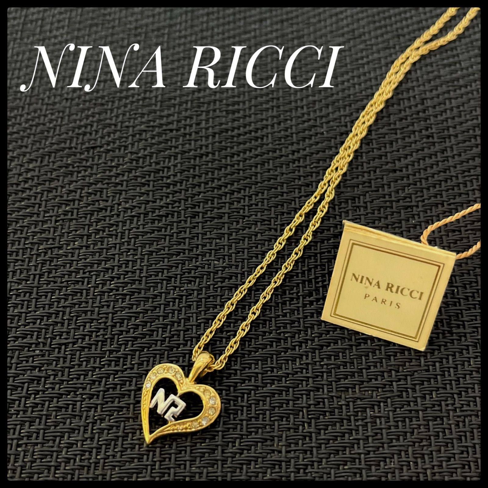 未使用】NINARICCI ニナリッチ ネックレス ペンダント ゴールド NR