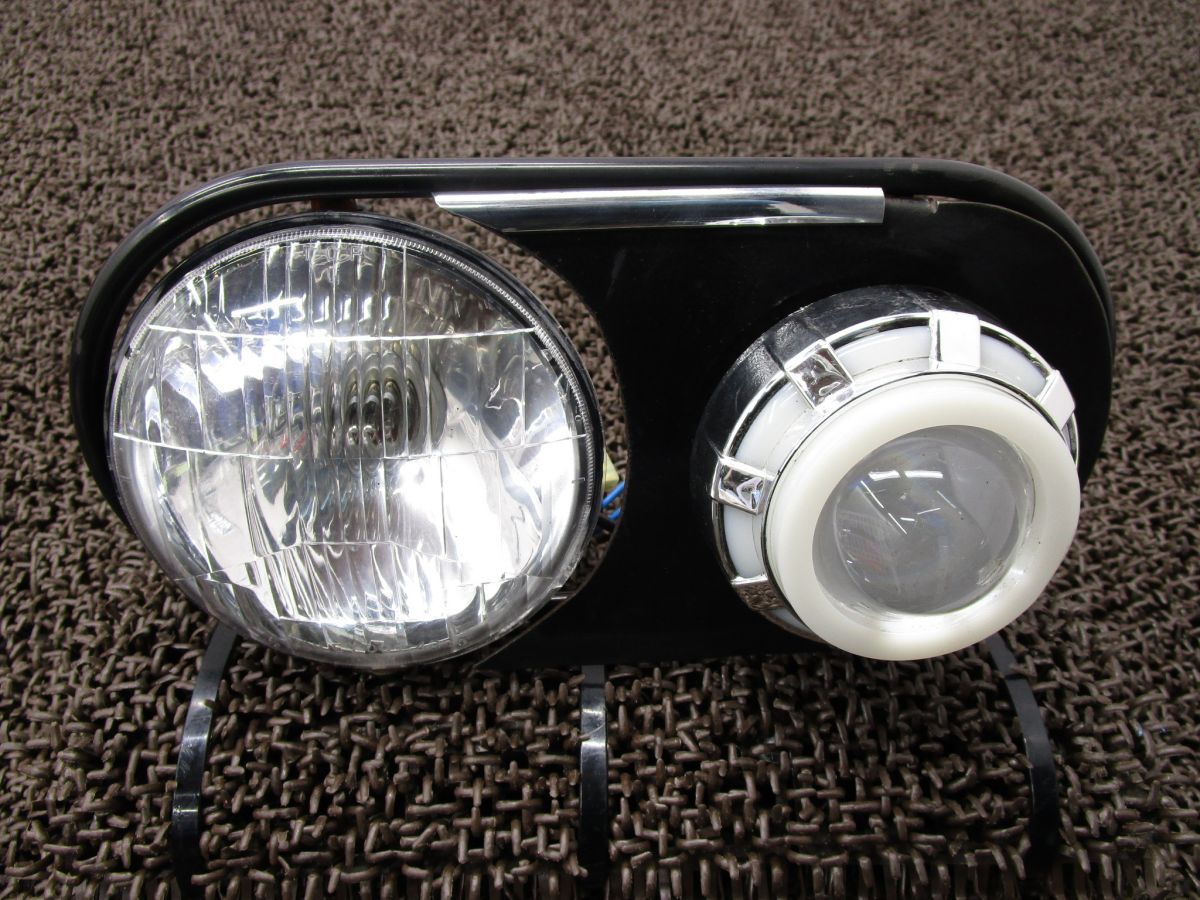 ズーマー プロジェクター ヘッドライト ステー A7266 AF58 ホンダ AF55E ZOOMER キャブ車 動画有 12V
