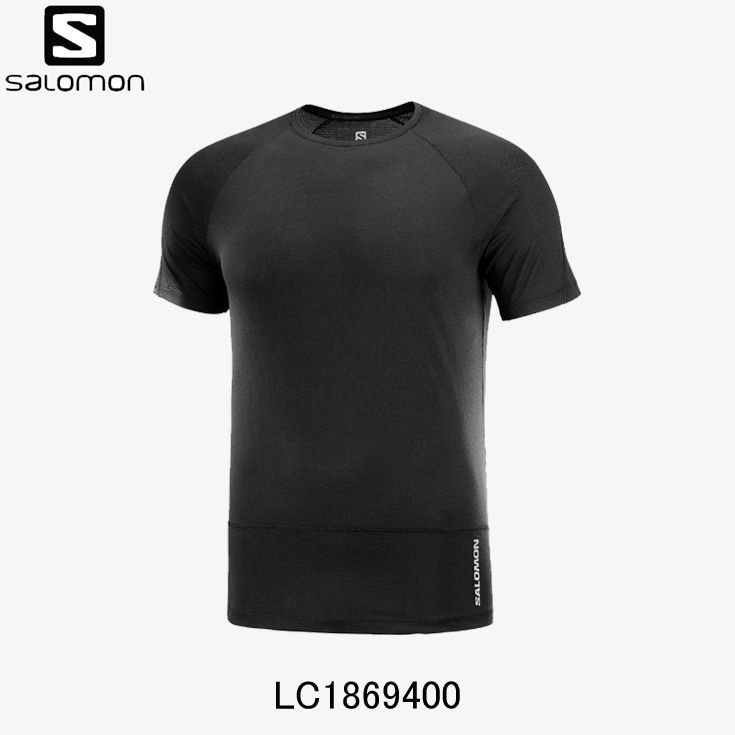 サロモン SALOMON CROSS RUN クロスラン ランニングTシャツ 半袖 メンズ 男性【lc1869400】陸上・ランニング用品 S LC1869400