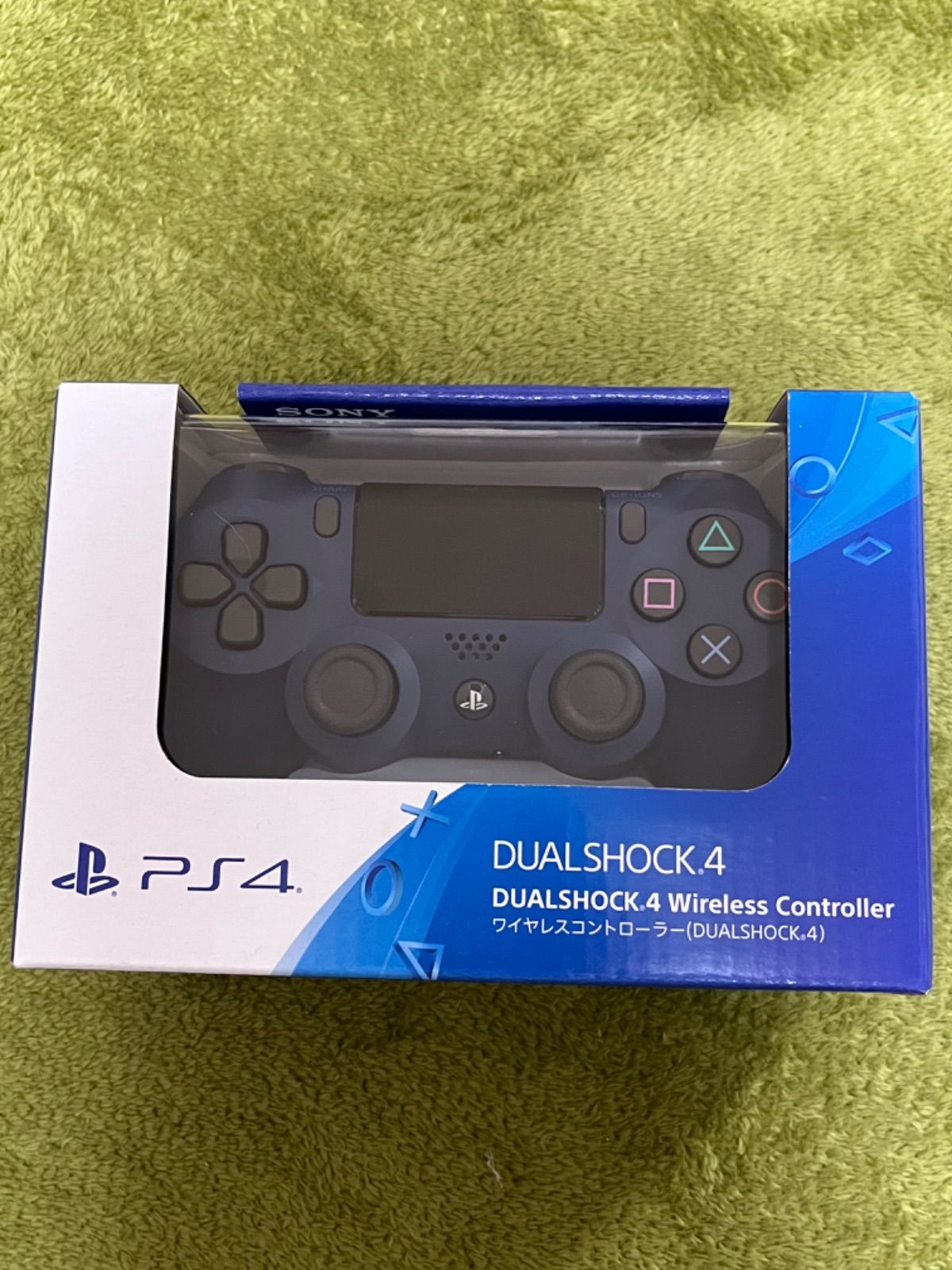 新品 純正 未開封】PS4ワイヤレスコントローラー青 純正 - メルカリ