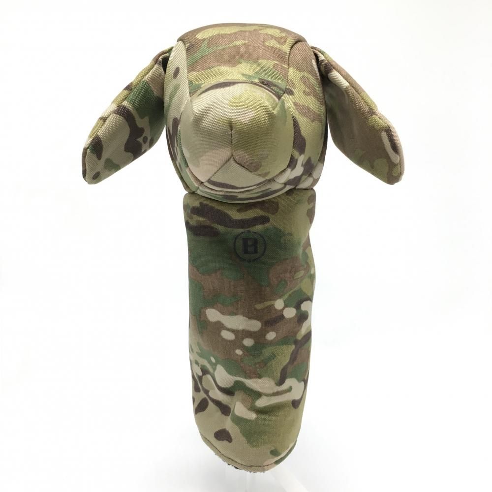 【超美品】ブリーフィング ヘッドカバー カーキ×ブラウン DR カモフラ DOGGY 犬 ドライバーゴルフ BRIEFING