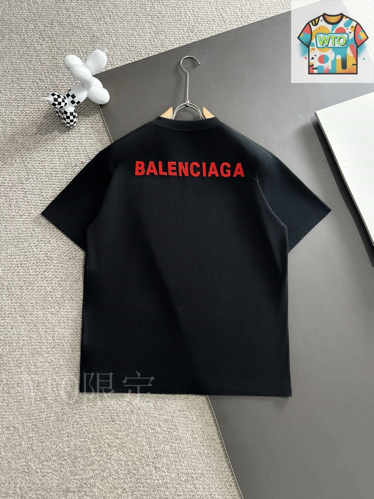 今日特価】Balenciaga 2025 春夏款 ブラック T シャツ - メルカリ
