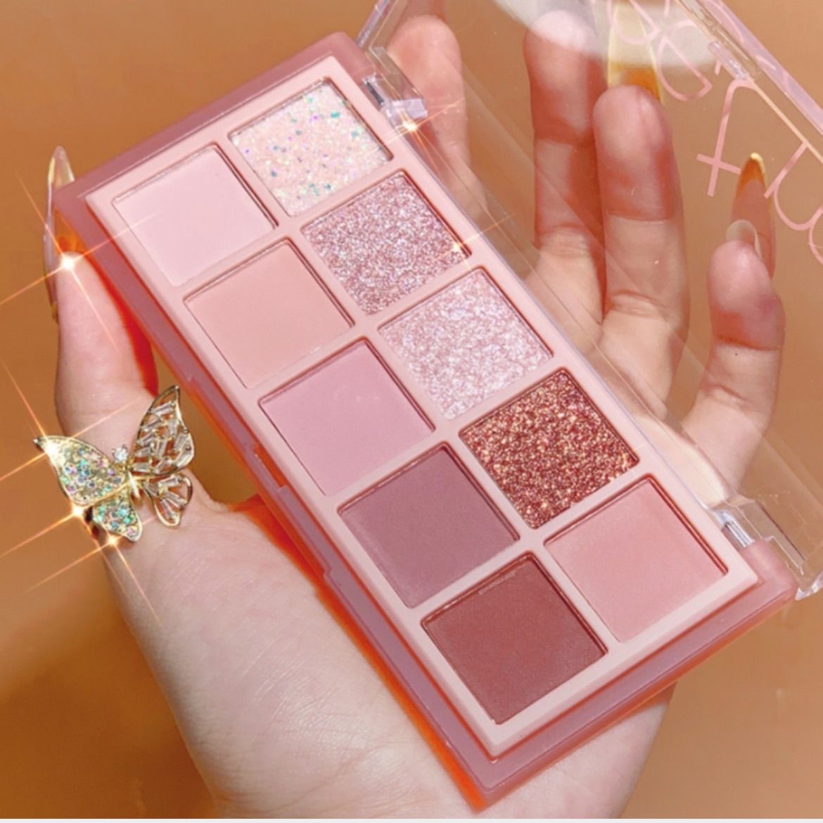 新品✨ 韓国系 アイシャドウパレット sweet mint ピンク|mercari